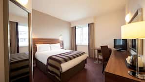 Desk, iron/ironing board, free WiFi, bed sheets
