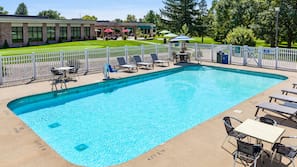 Indoor pool, seasonal outdoor pool