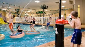 Indoor pool, seasonal outdoor pool