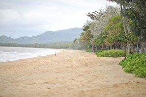 On the beach