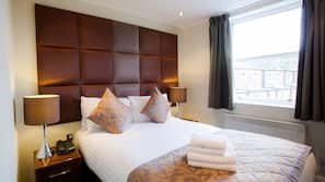 In-room safe, blackout curtains, iron/ironing board