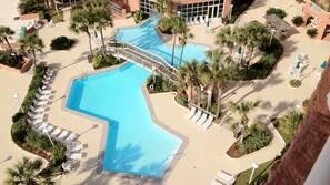 Indoor pool, outdoor pool