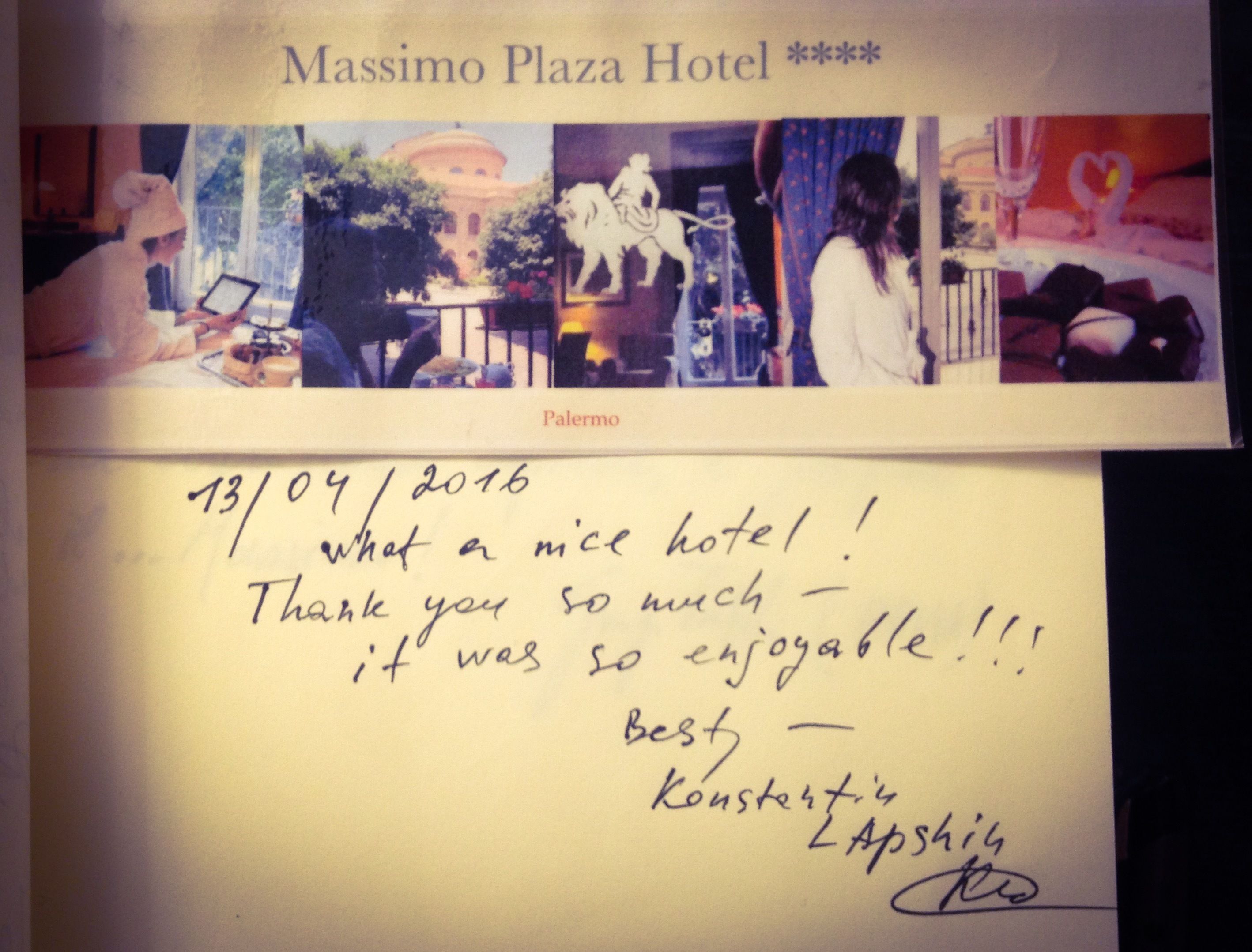 Massimo Plaza Hotel in Palermo, Italy