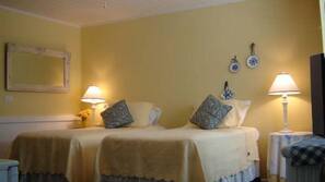 Blackout drapes, iron/ironing board, free WiFi