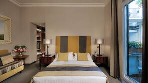 1 chambre, literie de qualité supérieure, couette en duvet d'oie