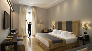 1 chambre, literie de qualité supérieure, couette en duvet d'oie