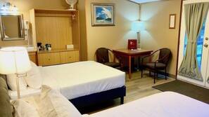 Iron/ironing board, cots/infant beds, rollaway beds, free WiFi
