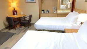 Iron/ironing board, cots/infant beds, rollaway beds, free WiFi
