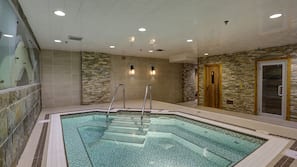 Indoor spa bath