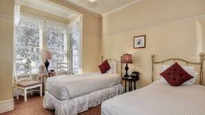 Premium bedding, individually decorated, individually furnished