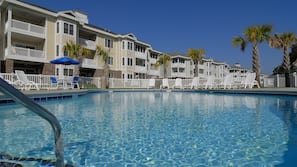 Indoor pool, outdoor pool