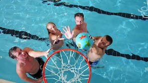 Indoor pool, outdoor pool