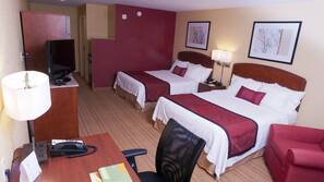 In-room safe, desk, iron/ironing board, cots/infant beds