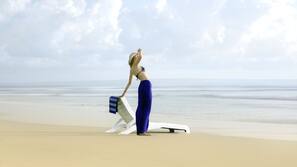 On the beach