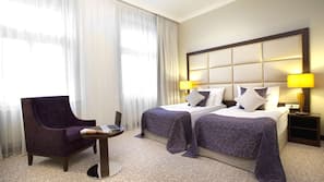Premium bedding, minibar, in-room safe, desk