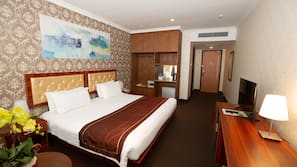 Minibar, in-room safe, individually decorated, desk