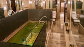 Indoor spa bath