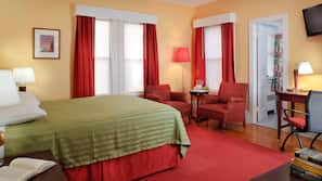 Desk, iron/ironing board, free WiFi, linens