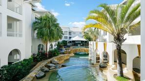 3 outdoor pools