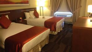 In-room safe, desk, blackout curtains, iron/ironing board
