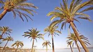 Ubicación cercana a la playa y arena blanca