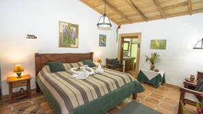 Premium bedding, down comforters, pillowtop beds, in-room safe