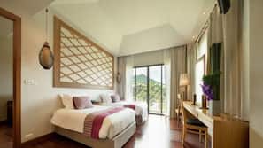 Minibar, in-room safe, desk, blackout curtains
