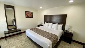 Pillow top beds, iron/ironing board, free WiFi