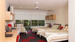 Individually furnished, desk, free WiFi, wheelchair access
