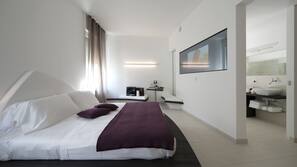 Draps en coton égyptien, couette en duvet d'oie