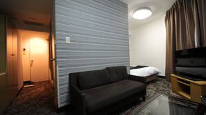 Desk, blackout drapes, iron/ironing board, free WiFi