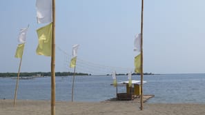 Private beach