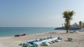 Private beach