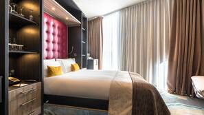 Sängtillbehör av högsta kvalitet och minibar