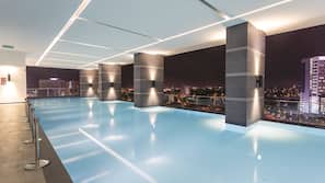 Indoor pool, outdoor pool