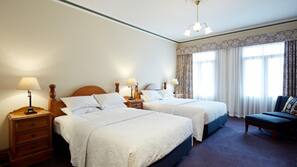 Desk, blackout curtains, iron/ironing board, free WiFi
