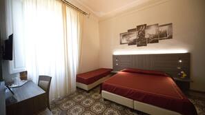 Minibar, coffre-forts dans les chambres, bureau