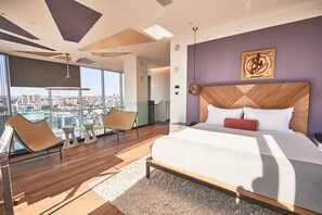 Suite, 1 King Bed (Freedom Tower View) | Frette Italian sheets, premium bedding, minibar, in-room safe