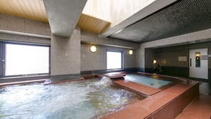 Indoor spa bath