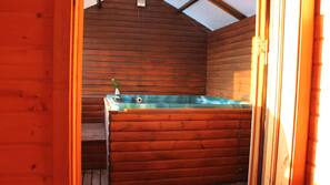 Indoor spa bath