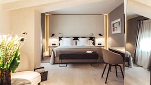 Ropa de cama de alta calidad, minibar, caja fuerte y wifi gratis