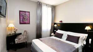 Premium bedding, in-room safe, desk, soundproofing
