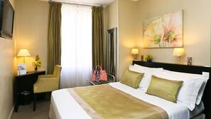 Premium bedding, in-room safe, desk, soundproofing