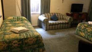Desk, iron/ironing board, free WiFi