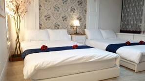 Desk, iron/ironing board, rollaway beds, free WiFi