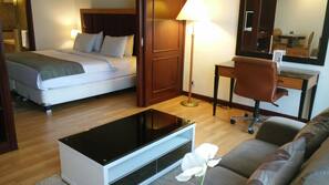 Desk, iron/ironing board, free cots/infant beds, free WiFi