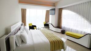 Minibar, in-room safe, desk, blackout curtains