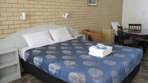 Blackout curtains, iron/ironing board, free WiFi