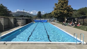 Seasonal outdoor pool