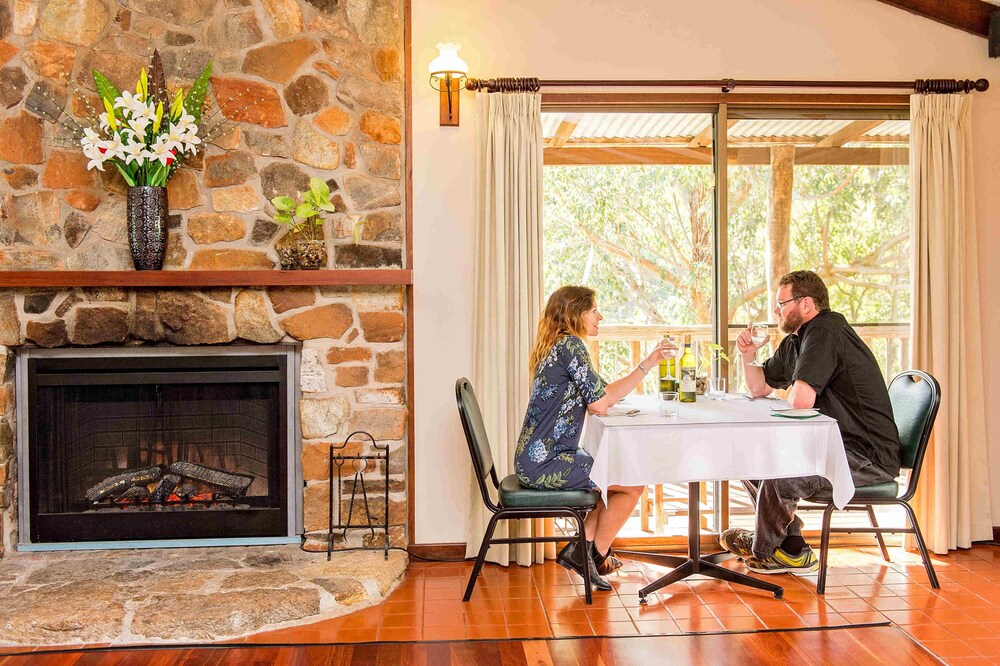 Fireplace, Evedon Park Bush Retreat